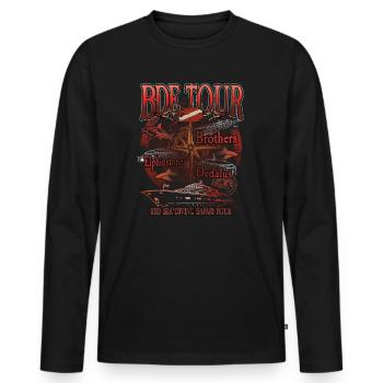 Egypt BDE Diving Elphinstone Dedalus Brothers - Men's Premium Organic Long Sleeve Shirt - black - Front - Nico (187cm)