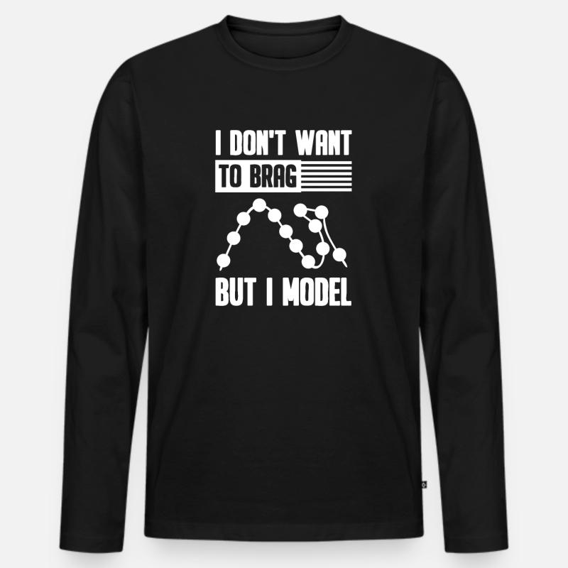 Data Science Analyst Data Scientist - Männer Premium Bio Langarmshirt - Schwarz