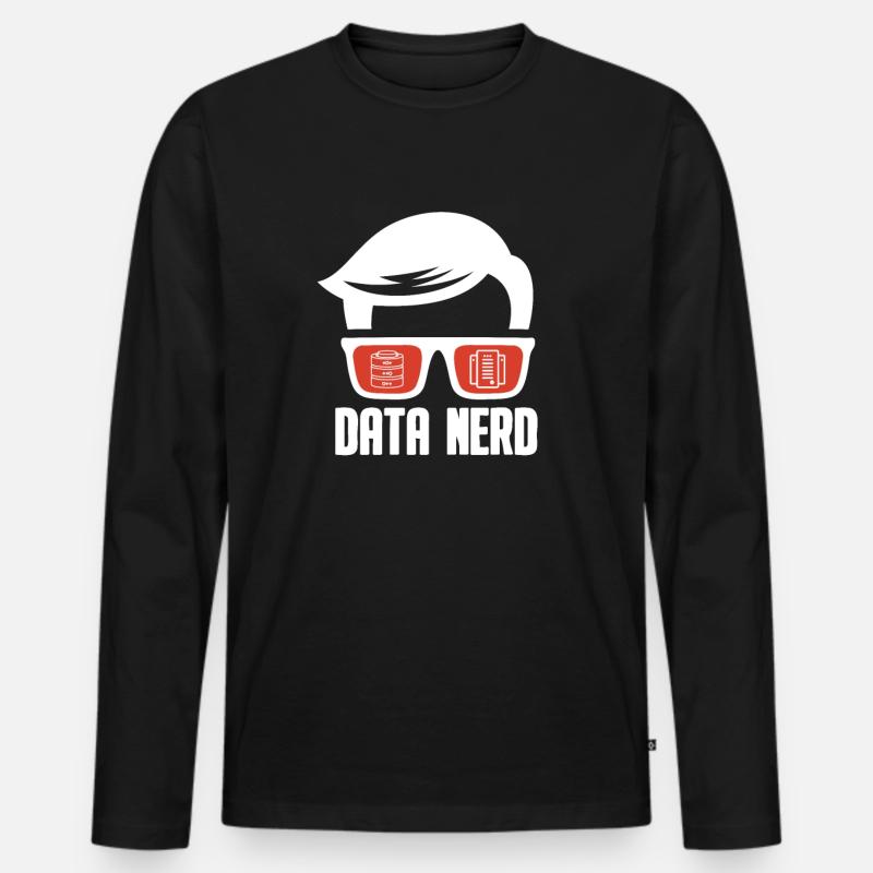 Data Science Analyst Data Scientist - Men's Premium Organic Long Sleeve Shirt - black