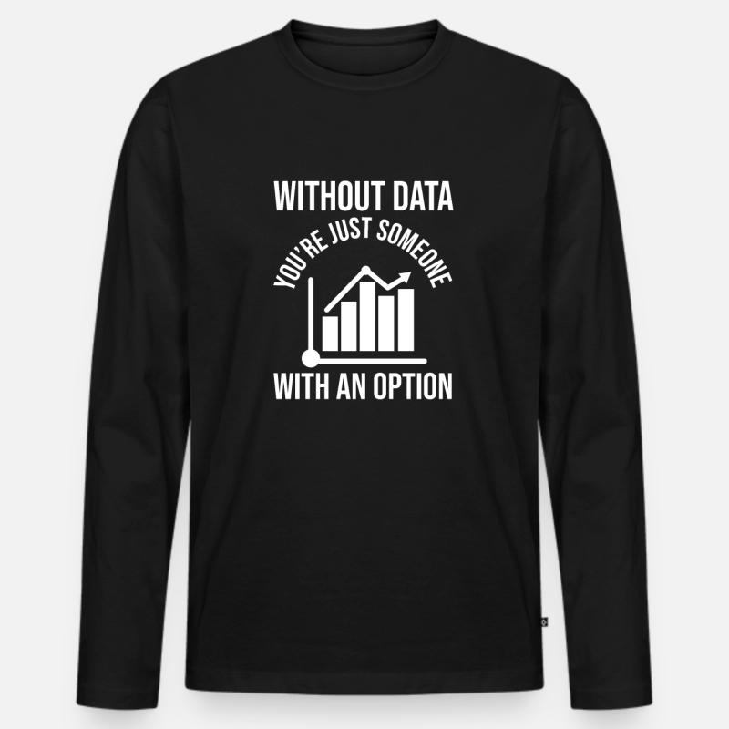 Data Science Analyst Data Scientist - T-shirt manches longues Premium bio Homme - noir
