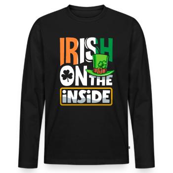 Irish For A Day Drunk For A Week St Patricks Day - Männer Premium Bio Langarmshirt - Schwarz - Vorne - Nico (187cm)