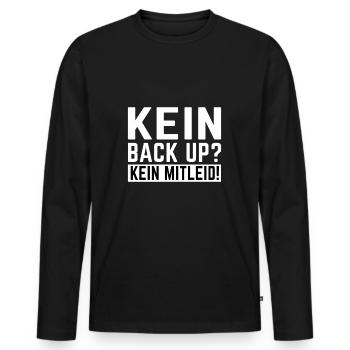Informatik Programierer Computer PC Geschenk - Männer Premium Bio Langarmshirt - Schwarz - Vorne - Nico (187cm)