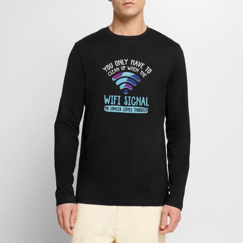 Informatik Informatiker Programmierer Computer Männer Premium Bio Langarmshirt