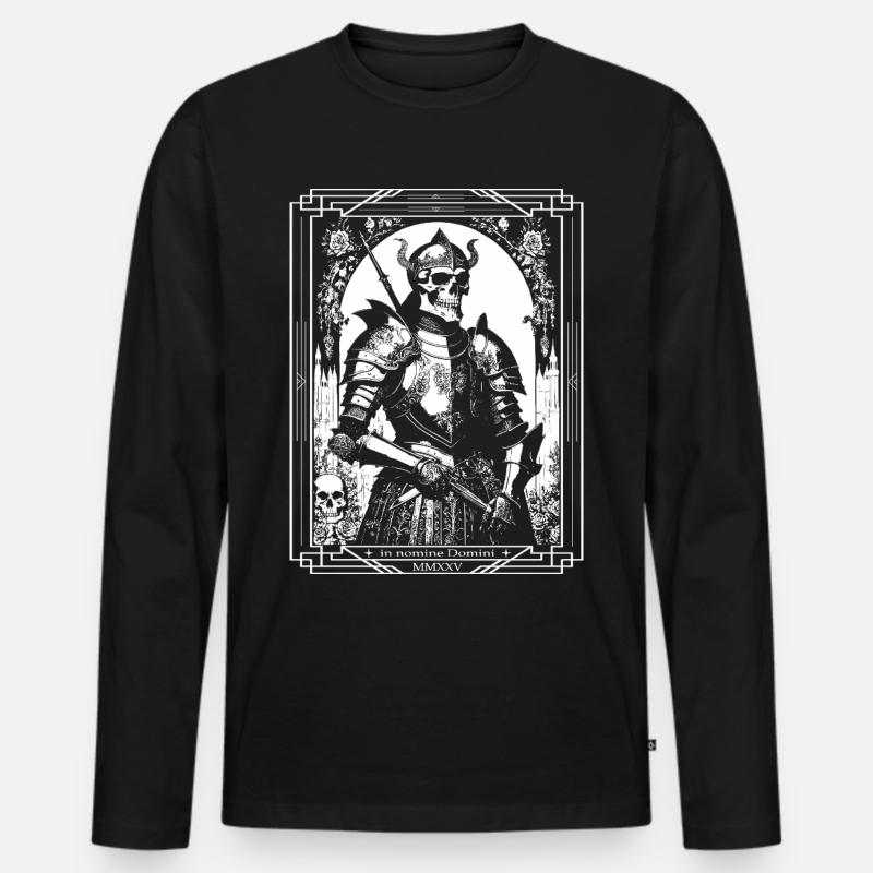 in nomine - Männer Premium Bio Langarmshirt - Schwarz