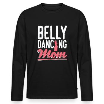 Belly Dance Mother For Belly Dancer - Men's Premium Organic Long Sleeve Shirt - black - Front - Nico (187cm)