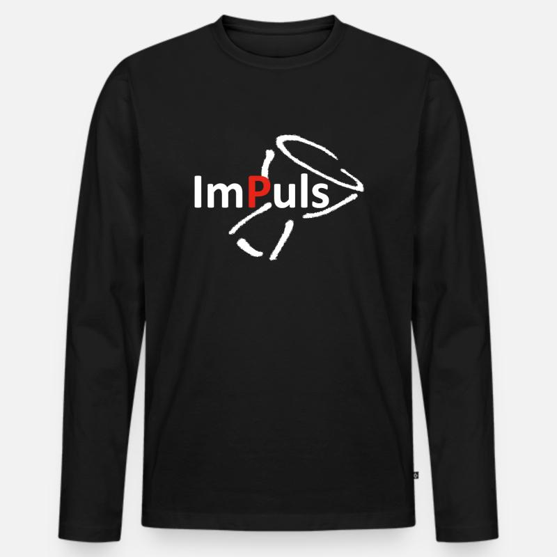 Percussions africaines ImPuls - T-shirt manches longues Premium bio Homme - noir