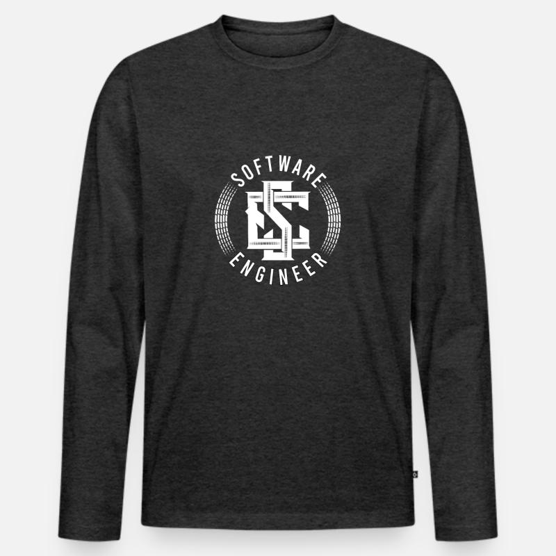 Software developer for coders Men's Premium Organic Long Sleeve Shirt