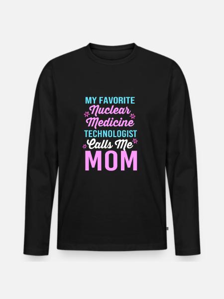 Nuclear Nuclear Medicine Atomic Radiology - Men's Premium Organic Long Sleeve Shirt - black