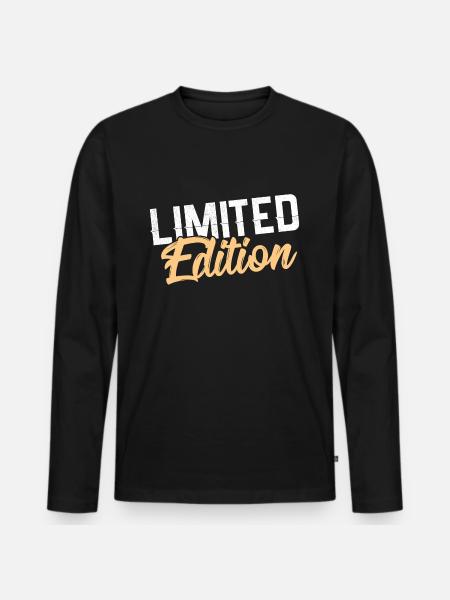 limited edition - Men's Premium Organic Long Sleeve Shirt - black