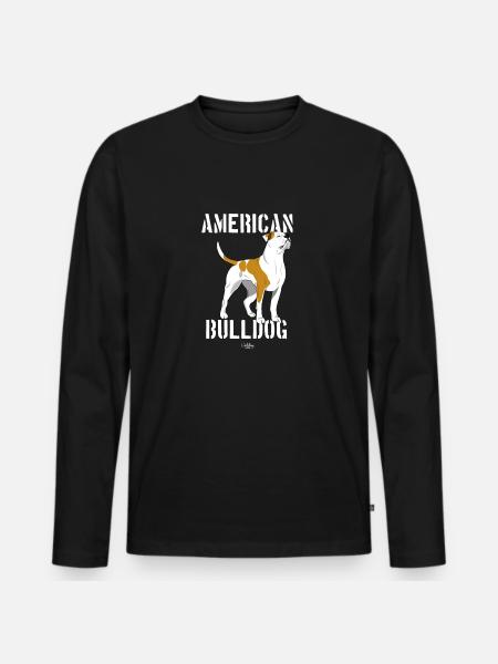 ambulldog11 - T-shirt manches longues Premium bio Homme - noir