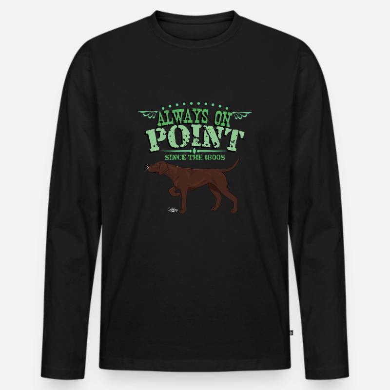 ssonpoint3 - Männer Premium Bio Langarmshirt - Schwarz