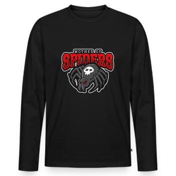 Mother of Spiders - Men's Premium Organic Long Sleeve Shirt - black - Front - Nico (187cm)