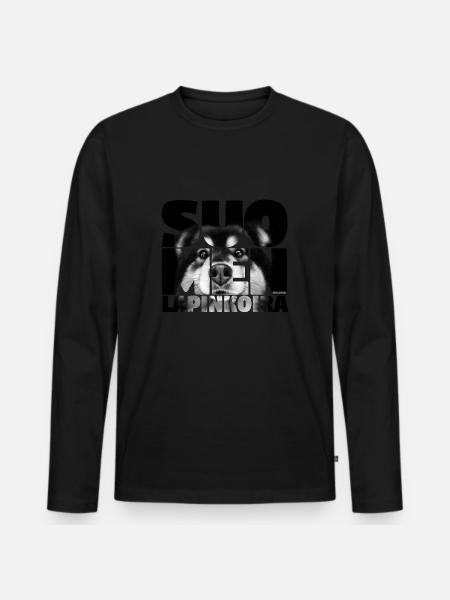 NASSU Lappari 013 - Men's Premium Organic Long Sleeve Shirt - black