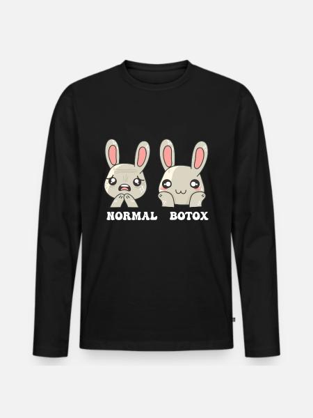 Easter Easter Plastic Surgeon Botox - Men's Premium Organic Long Sleeve Shirt - black