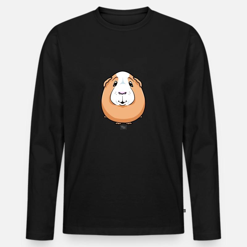 Marse II - Männer Premium Bio Langarmshirt - Schwarz