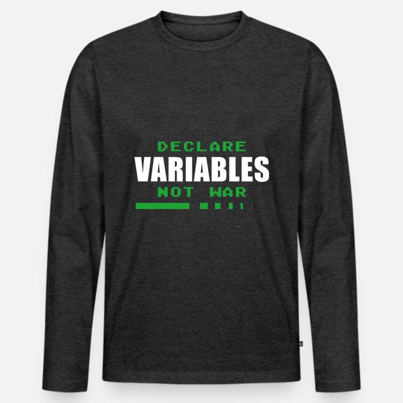 Programmer Geek Computer Programming Coder L Men's Premium Organic Long Sleeve Shirt
