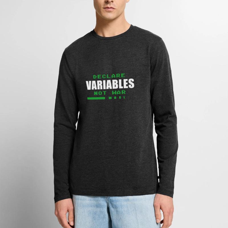 Programmer Geek Computer Programming Coder L Men's Premium Organic Long Sleeve Shirt