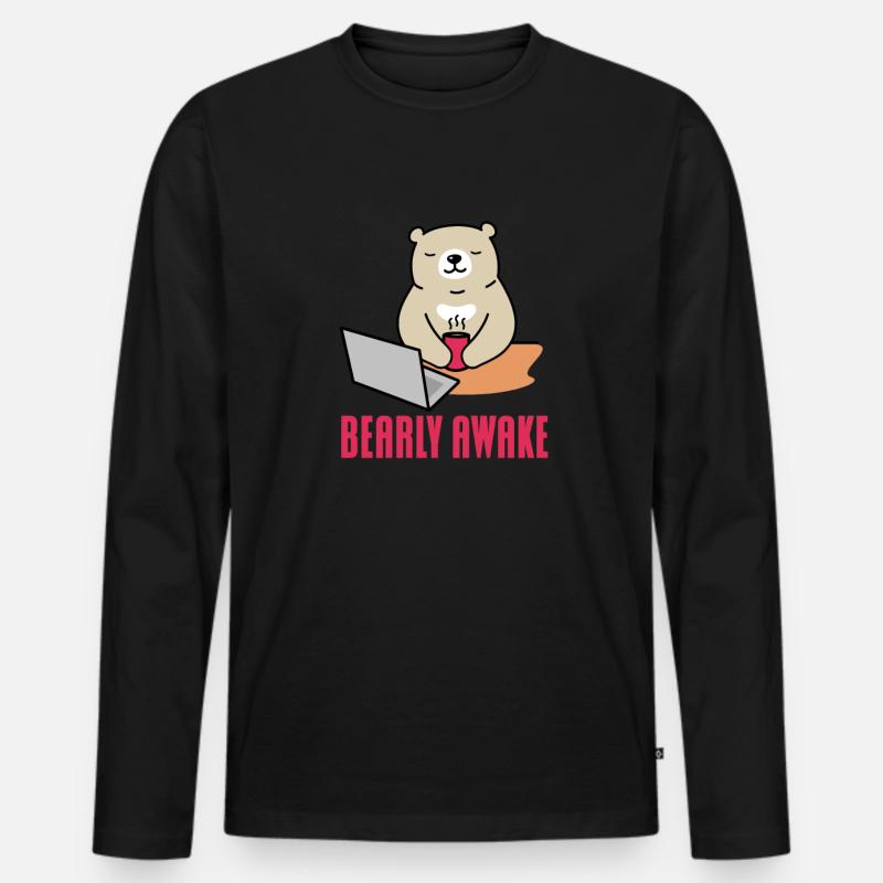 Programmierer Compuer Nerd Coder Software Geschenk Männer Premium Bio Langarmshirt