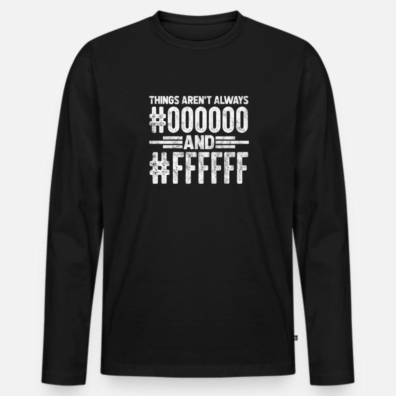 Programmierer - Männer Premium Bio Langarmshirt - Schwarz