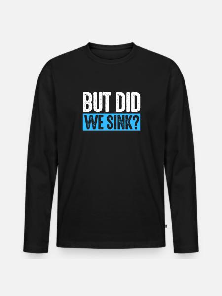 Captain - Men's Premium Organic Long Sleeve Shirt - black
