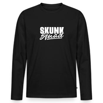 Skunk - Men's Premium Organic Long Sleeve Shirt - black - Front - Nico (187cm)
