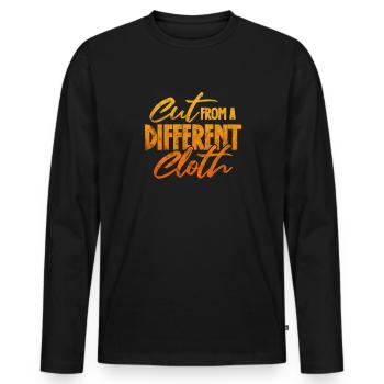 Hip Hop - Männer Premium Bio Langarmshirt - Schwarz - Vorne - Nico (187cm)