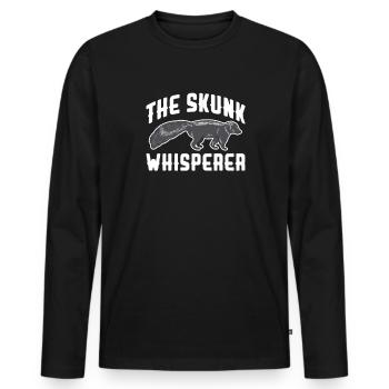 Skunk - Men's Premium Organic Long Sleeve Shirt - black - Front - Nico (187cm)