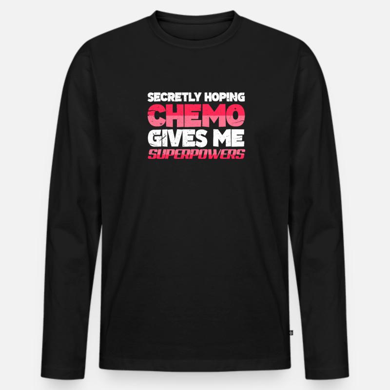 Krebs - Männer Premium Bio Langarmshirt - Schwarz