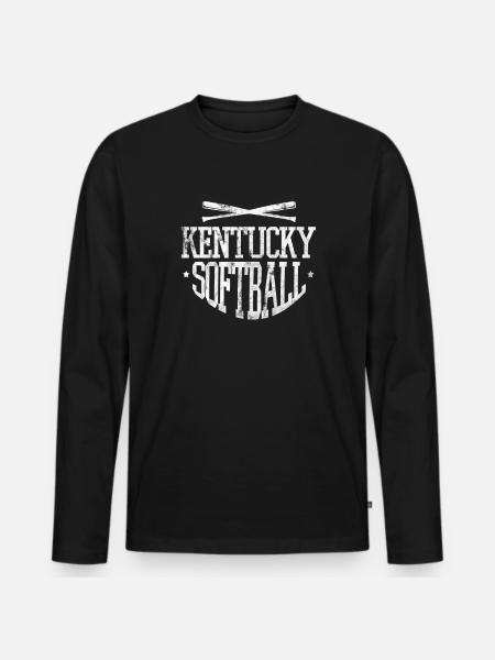 Kentucky Softball - Men's Premium Organic Long Sleeve Shirt - black