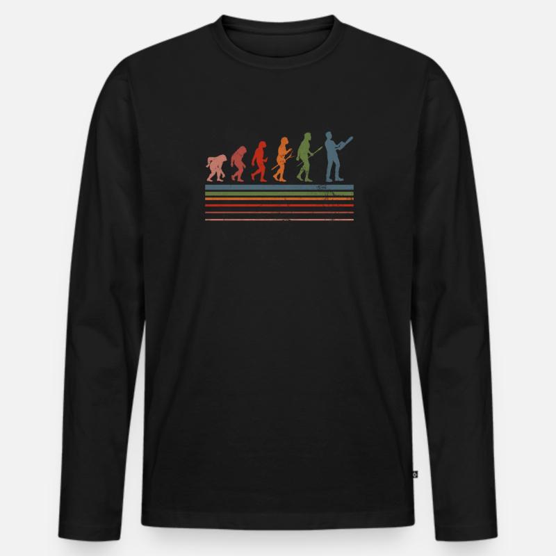 Baumpfleger Baumkletterer Arborist Geschenk - Männer Premium Bio Langarmshirt - Schwarz