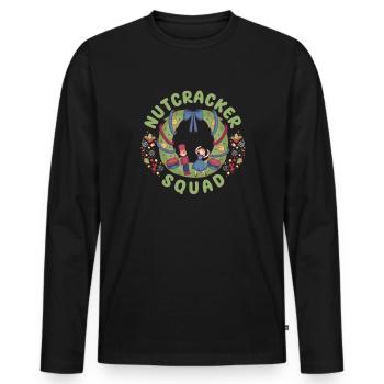 Ballett Ballerina Ballet-Tänzerin Tanzen Geschenk - Männer Premium Bio Langarmshirt - Schwarz - Vorne - Nico (187cm)