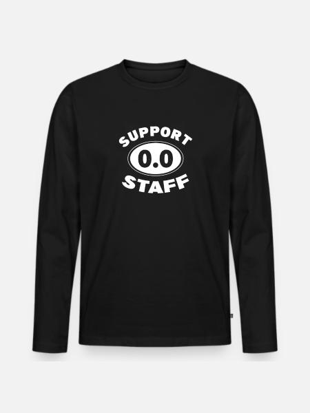 Run - Men's Premium Organic Long Sleeve Shirt - black