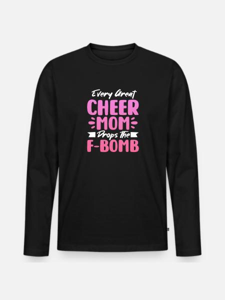 Cheerleader - Männer Premium Bio Langarmshirt - Schwarz