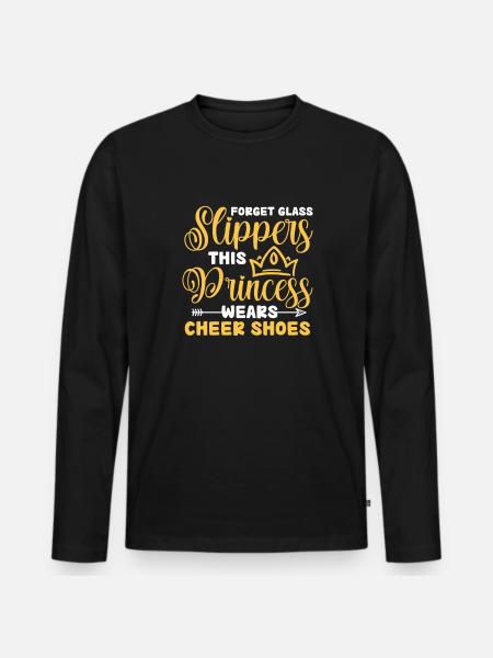 Cheerleader - Men's Premium Organic Long Sleeve Shirt - black