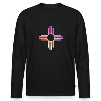 Cadeau de la nation mexicaine mexicaine - T-shirt manches longues Premium bio Homme - noir - Devant - Nico (187cm)