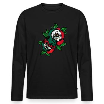 Cadeau de la nation mexicaine mexicaine - T-shirt manches longues Premium bio Homme - noir - Devant - Nico (187cm)