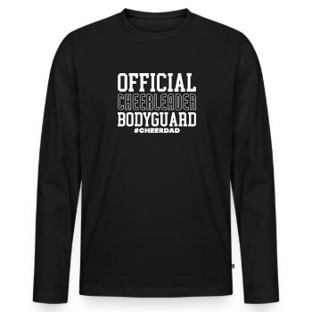 Cheerleader - T-shirt manches longues Premium bio Homme - noir - Devant - Nico (187cm)