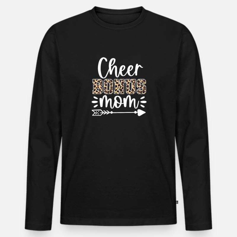 Cheerleader - Männer Premium Bio Langarmshirt - Schwarz