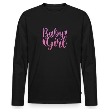 Sadomaso - Männer Premium Bio Langarmshirt - Schwarz - Vorne - Nico (187cm)