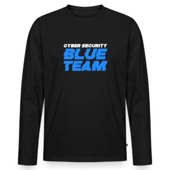 Hacker Coder Computerfreak Nerd Hacking Geschenk - Männer Premium Bio Langarmshirt - Schwarz - Vorne - Nico (187cm)