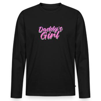 Sadomaso BDSM Dominatrix SM Sado Maso Gift - Men's Premium Organic Long Sleeve Shirt - black - Front - Nico (187cm)
