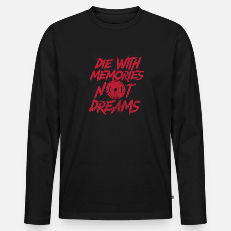 Bodybuilder - Männer Premium Bio Langarmshirt - Schwarz