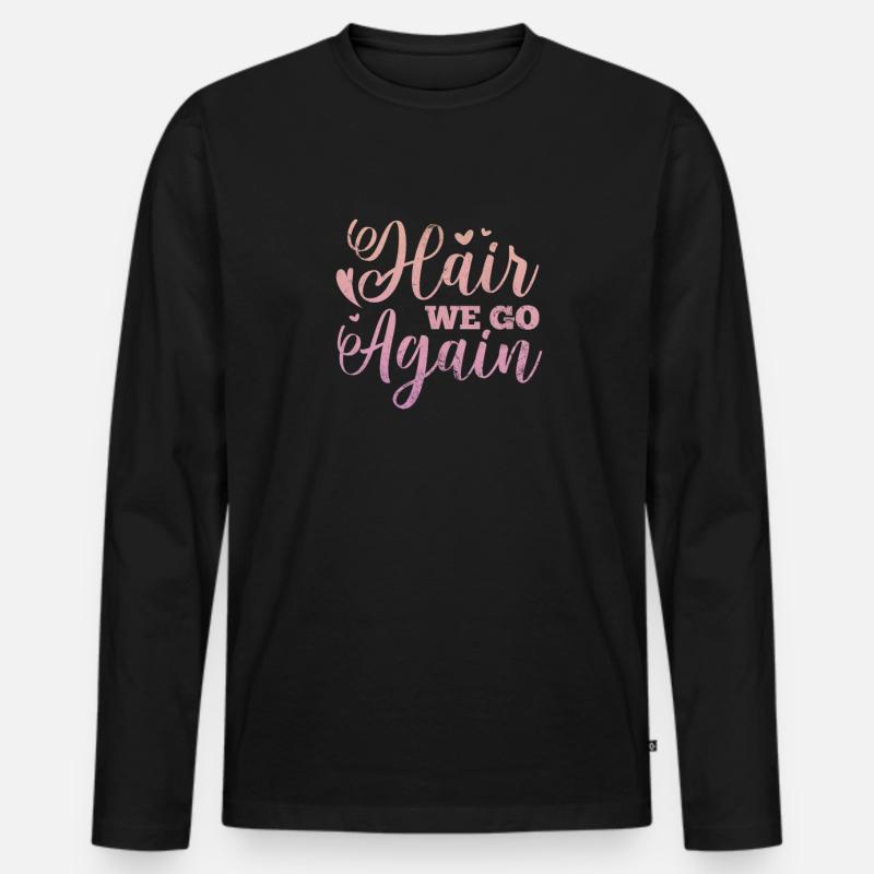 Kosmetikerin - Männer Premium Bio Langarmshirt - Schwarz