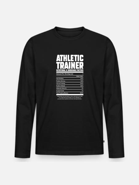 Sports Physician - Men's Premium Organic Long Sleeve Shirt - black