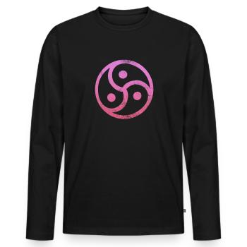 Sadomaso - Men's Premium Organic Long Sleeve Shirt - black - Front - Nico (187cm)