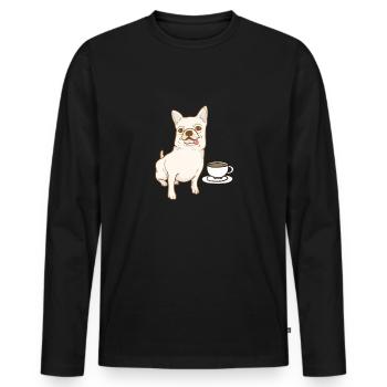 Chihuahua Hund Hundeschule Hundehalter Geschenk - Männer Premium Bio Langarmshirt - Schwarz - Vorne - Nico (187cm)