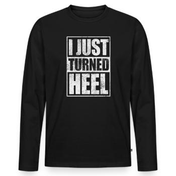 Wrestling - Männer Premium Bio Langarmshirt - Schwarz - Vorne - Nico (187cm)
