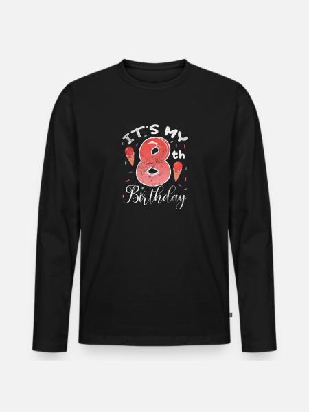 Glace - T-shirt manches longues Premium bio Homme - noir