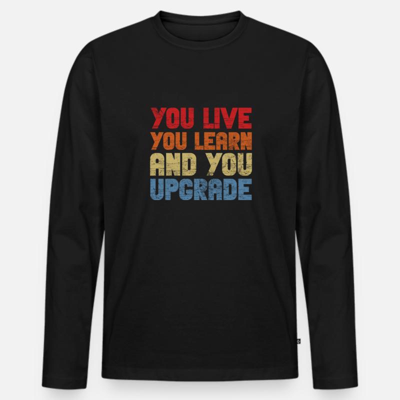 Scheidung - Männer Premium Bio Langarmshirt - Schwarz