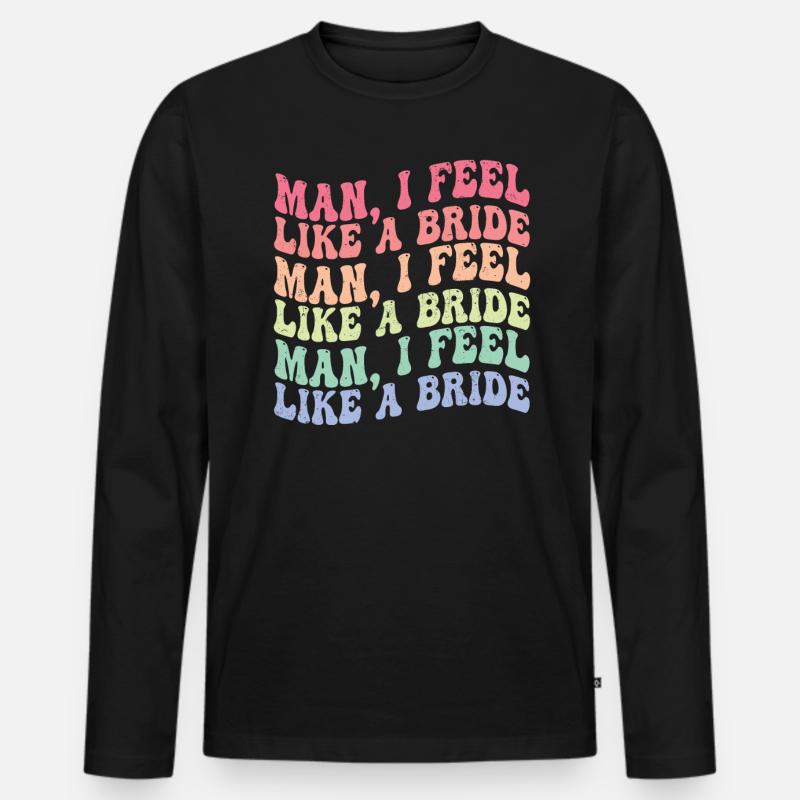 Junggeselle Jungesellenabschied - Männer Premium Bio Langarmshirt - Schwarz